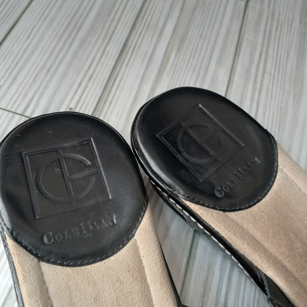 Cole Haan Crisscross Slip-On Leather Sandals - Picture 5 of 10